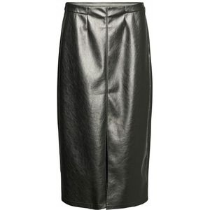Vero Moda Vmcamia Coated Midi Skirt Gunmeta | Zilver | Maat: L