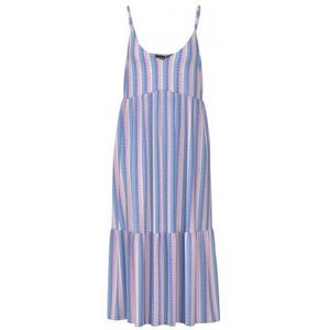 Pieces Pcaitlyn Sl Dress Hydrangea Multi Stripes MULTICOLOR M