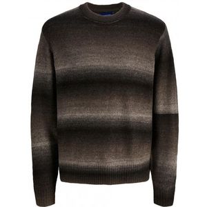 Jack & Jones Jack&Jones Gracia Space Dye Crew Neck Chocolate Brown BRUIN L