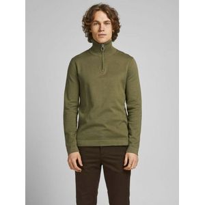 Jack & Jones Jack&Jones Reli Knit High Neck Zip KAKI S