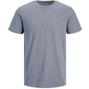 Jack & Jones Jack&Jones Organic Melange Tee Ss Flint Stone BLAUW S