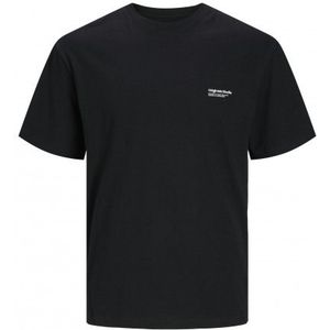 JACK & JONES ORIGINALS Oversized T-shirt JORVESTERBRO B met Backprint Zwart