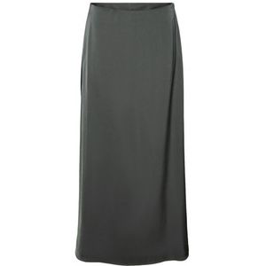 Vero Moda Vmopaula Mw Long Skirt Balsam Green GROEN XS