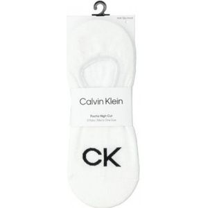 Calvin Klein Heren Footie High Cut WIT One Size