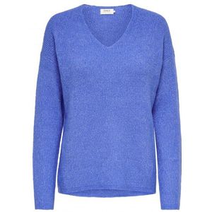 Only Onlcamilla V-Neck L/s Pullover Ultrmarine BLAUW S