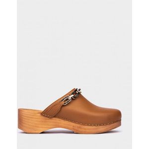 Pedro Miralles Dames Klomp | Cognac | Maat: 40