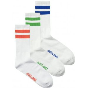 Jack & Jones Jack &Jones Jacdehli Tennis Socks 3 Pack White WIT One Size