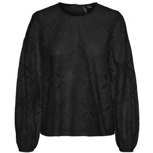 Vero Moda Vmloni Ls Top Black ZWART L