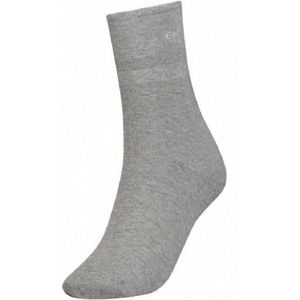 Calvin Klein CK Women Sock 1P Carton Lurex Grey Melange GRAU One Size