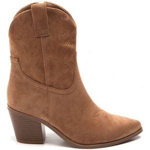 Mode-Mania Dames Westernlaars Camel CAMEL 39