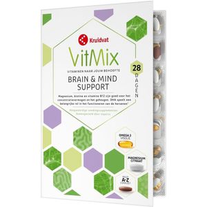 Kruidvat VitMix Brain & Mind Support Vitaminepakket - Stapelen Kruidvat Vitmix