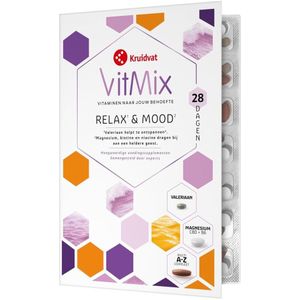Kruidvat VitMix Relax & Mood Vitaminepakket - Stapelen Kruidvat Vitmix