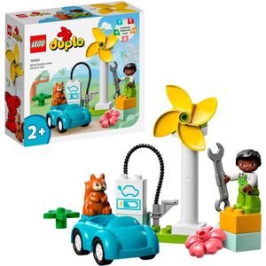 2e Halve Prijs: LEGO DUPLO 10985 Windmolen en Elektrische Auto - 2e Halve Prijs