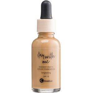 Kruidvat Stay With Me 048 N Deep Praline Radiant Matte Serum Foundation - Gratis thuisbezorgd