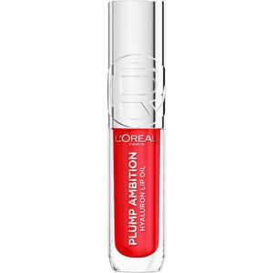 L'Oréal Paris Plump Ambition 380 Rouge In Love Hyaluronic Lip Oil - Gratis thuisbezorgd