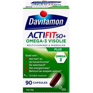 Davitamon Actifit 50+ Omega-3 Visolie Capsules - Gratis thuisbezorgd