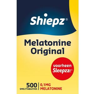 Shiepz Melatonine Original 0,1mg Smelttabletten - Gratis thuisbezorgd