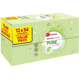 Kruidvat Pure & Soft Babydoekjes