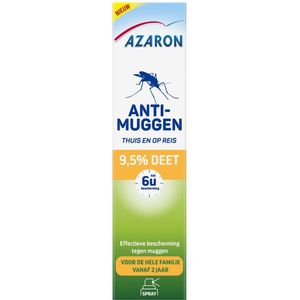 Azaron 9,5% Deet Anti-Muggen Spray - Gratis thuisbezorgd