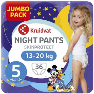 Kruidvat Night Pants Junior 5 Luiers Jumbopack - Kruidvat pyjamabroekjes