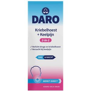 Daro 2-In-1 Kriebelhoest + Keelpijn - Gratis thuisbezorgd