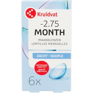 2+1 Gratis: Kruidvat Opticare -2.75 Zachte Maandlenzen - 2+1 Gratis