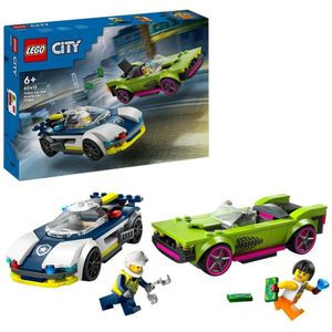 LEGO City 60415 Politiewagen en Snelle Autoachtervolging - 25% korting