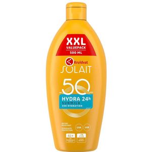 Kruidvat - Solait SPF50 - Zonnebrand - XXL - Hydra 24H Sun Milk