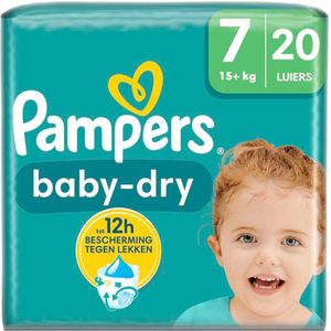 Pampers Baby-Dry Maat 7 Luiers - Pampers midpacks 4 voor 29.00
