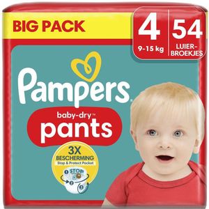Pampers Baby-Dry Pants Maat 4 Luierbroekjes - Pampers 4 voor 60.00