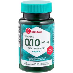 Kruidvat Q10 100 mg Capsules met Vitamine B1 - Gratis thuisbezorgd