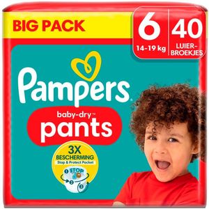 Pampers Baby-Dry Pants Maat 6 Luierbroekjes - Stapelkorting Pampers Big Pack