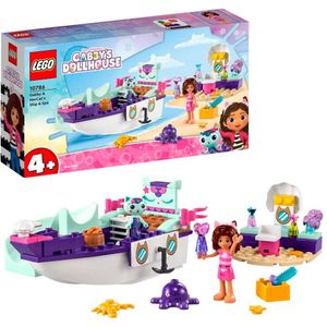 2e Halve Prijs: LEGO Gabby's Dollhouse 10786 Gabby en Kat Schip & Spa - 2e Halve Prijs