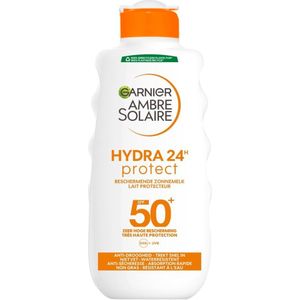 Garnier Ambre Solaire Hydra24H Protect SPF50+ Beschermende Zonnemelk - 50% Korting