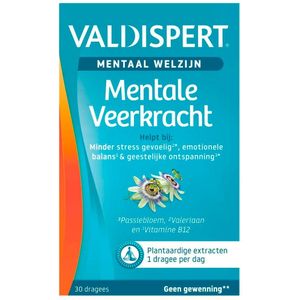 2e Halve Prijs: Valdispert Mentaal Welzijn Mentale Veerkracht Dragees - 2e Halve Prijs