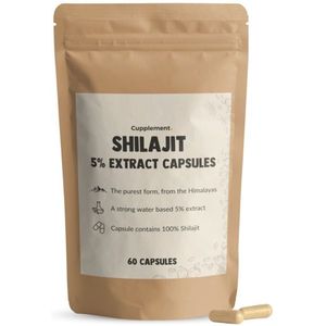 Cupplement Shilajit Extract (5%) Capsules 500 mg
