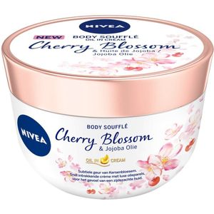 Nivea Cherry Blossom & Jojoba Olie Body Soufflé - 1+1 Gratis