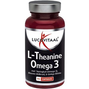 Lucovitaal L-Theanine Omega 3 Capsules - 1+1 Gratis