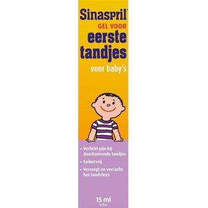 Sinaspril - Gel Voor Eerste Tandjes - Verlicht Pijn - Suikervrij