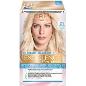 L'Oréal Paris Excellence Crème 01 Ultra Licht Natuurlijk Blond Haarkleuring - Excellence en Preference