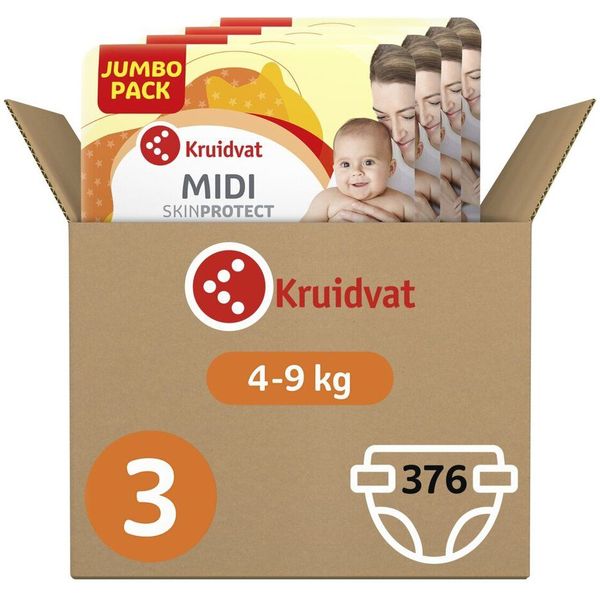 Luiers dotties midi 4-10 kg - Luiers kopen | Ruime keus | beslist.nl