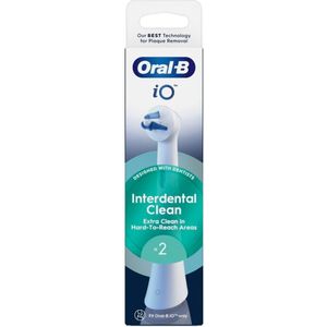 Oral-B iO Interdental Clean Opzetborstels - 1+1 Gratis