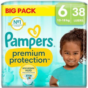 Pampers Premium Protection Maat 6 Luiers - Pampers 4 voor 60.00