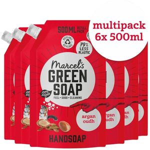 Marcel's Green Soap Argan & Oudh Handzeep Navulling - Marcel's Green Soap voor 17.49
