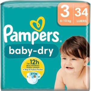 Pampers Baby-Dry Maat 3 Luiers - Stapelkorting Pampers luiers
