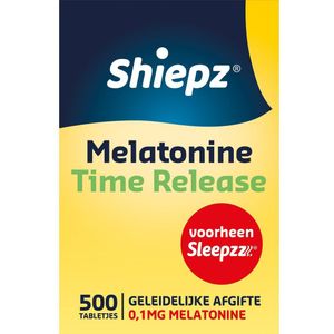 Shiepz Melatonine Time Release 0,1mg Tabletten - Gratis thuisbezorgd