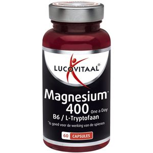 Lucovitaal Magnesium 400 B6/L-Tryptofaan Capsules - 2e voor €1.00