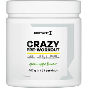 Body & Fit Green Apple Crazy Pre-Workout - Gratis thuisbezorgd