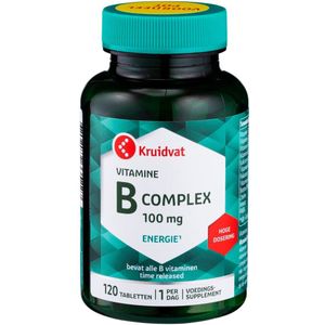 2e Halve Prijs: Kruidvat Vitamine B-100 Complex Tabletten - 2e Halve Prijs