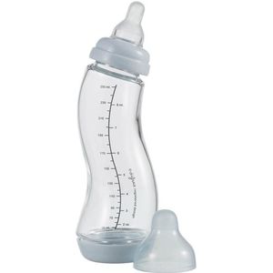 Difrax 250 ml Glazen Natural S-fles met Anti koliek